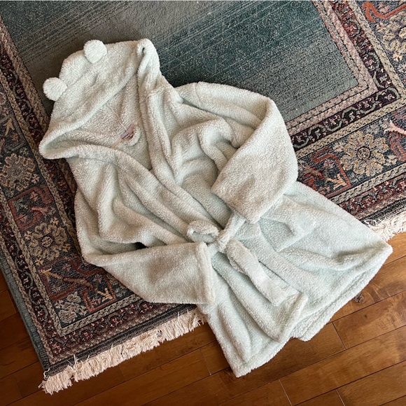 ✨3/15$ Bathrobe, mint green, short bathrobe - Picture 5 of 6